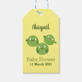 Funny Brussels spruitgroenten cartoon Cadeaulabel (Voorkant)