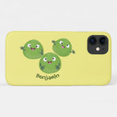 Funny Brussels spruitgroenten cartoon Case-Mate iPhone Case (Achterkant (horizontaal))