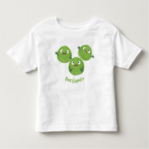 Funny Brussels spruitgroenten cartoon Kinder Shirts
