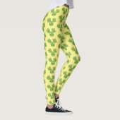 Funny Brussels spruitgroenten cartoon Leggings (Rechts)
