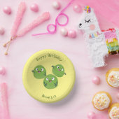 Funny Brussels spruitgroenten cartoon Papieren Kommen (Feest)