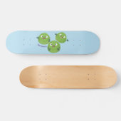 Funny Brussels spruitgroenten cartoon Persoonlijk Skateboard (Horizontaal)