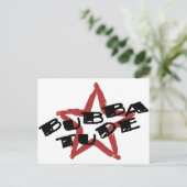 Funny Bubba Attitude Briefkaart (Staand voorkant)