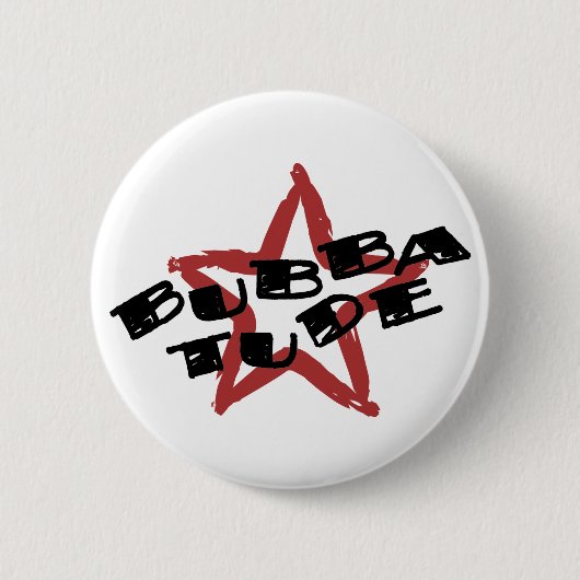 Funny Bubba Attitude Ronde Button 5,7 Cm (Voorkant)
