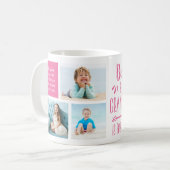Funny Bubbe Grandchildren Names & Photo Collage Koffiemok (Voorkant links)