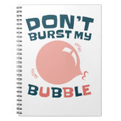 Funny Bubble Gum Bubblegum, barst mijn bubbeltje n Notitieboek (Voorkant)