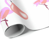 Funny Bubble Gum Flamingo Bgloing Bubble Cadeaupapier (Rol Hoek)