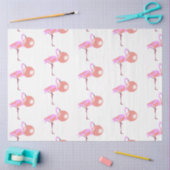 Funny Bubble Gum Flamingo Bgloing Bubble Tissuepapier (Craft)