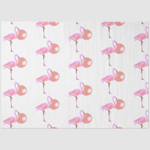 Funny Bubble Gum Flamingo Bgloing Bubble Tissuepapier