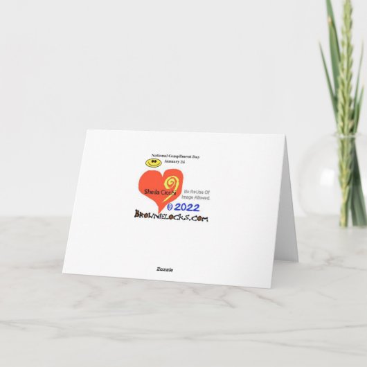 Funny Bubble Wrap en Stress Compliment Card Kaart (Achterkant)