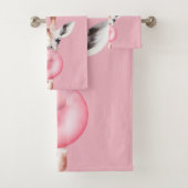 Funny Bubblegum Giraffe Bad Handdoek (Insitu)