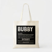 Funny Bubby Definition Grandma Moederdag Gifts Tote Bag (Voorkant)