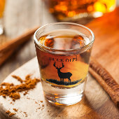 Funny BUCK OFF Deer Silhouette Hunting Shot Glas