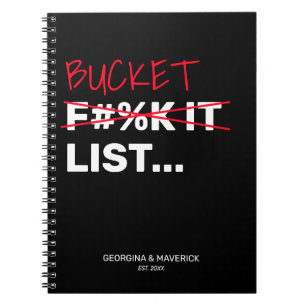 Funny Bucket List Couples Adventure Keepomwille Notitieboek