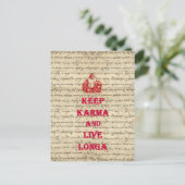 Funny Buddha gezegde Briefkaart (Staand voorkant)