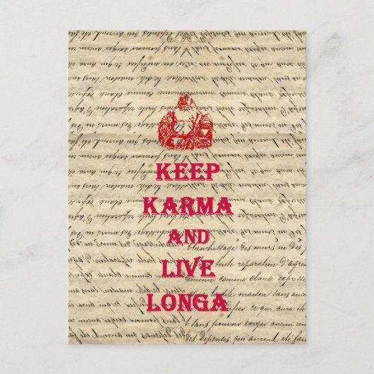 Funny Buddha gezegde Briefkaart (Voorkant)