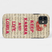 Funny Buddha gezegde Case-Mate iPhone Case (Achterkant (horizontaal))