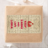 Funny Buddha gezegde Etiket (Insitu)