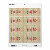 Funny Buddha gezegde Etiket (Full Sheet)