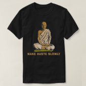 Funny Buddha Quote 2 T-shirt (Design voorkant)