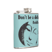 Funny Buddha Quote Heupfles (Rechts)