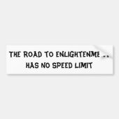 Funny Buddhist Verlichting Joke Bumpersticker (Voorkant)