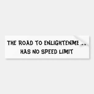 Funny Buddhist Verlichting Joke Bumpersticker