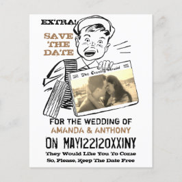 Funny budget behalve datum aangepaste foto flyer