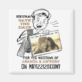 Funny budget behalve datum aangepaste fotomagneet magneet