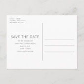 Funny Budget Foto Wedding Save the Date Aankondigingskaart (Achterkant)