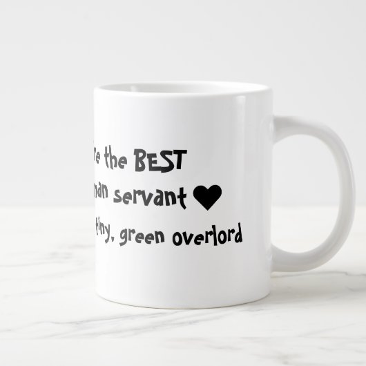 Funny Budgie Mok - Beste mens ooit (Rechts)