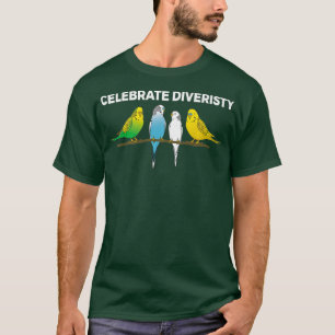 Funny Budgie Parrot Gift Mannen Women Cool Premium T-shirt