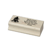 Funny buffalo bison cartoon illustratie rubberstempel (Stempel)