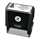 Funny buffalo bison cartoon illustratie  zelfinktende stempel (Product)