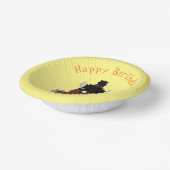 Funny buffalo bison gepersonaliseerde cartoon verj papieren kommen (Gebogen)