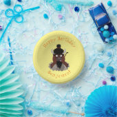 Funny buffalo bison gepersonaliseerde cartoon verj papieren kommen (Feest)