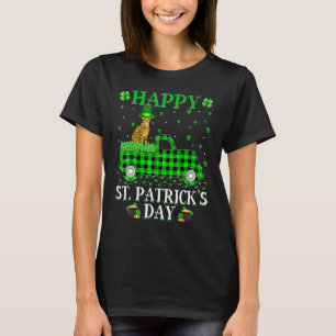 Funny Buffalo Play Green Truck Bengal Cat St. Pat T-shirt