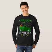 Funny Buffalo Play Green Truck Guitar St. Patrick T-shirt (Voorkant volledig)