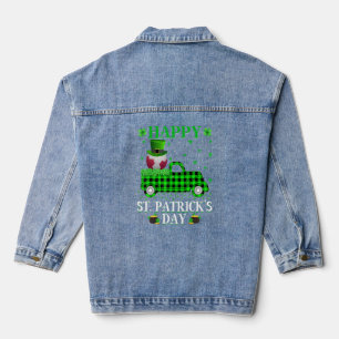 Funny Buffalo Play Green Truck Handball St. Patri Denim Jacket