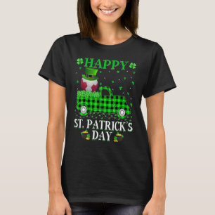 Funny Buffalo Play Green Truck Handball St. Patri T-shirt