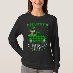 Funny Buffalo Play Green Truck Handball St. Patri T-shirt