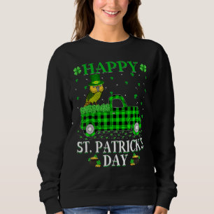 Funny Buffalo Play Green Truck Kakapo Bird St Pat Trui