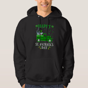 Funny Buffalo Play Green Truck Shark Fish St Patr Hoodie
