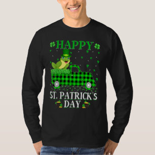 Funny Buffalo Play Green Truck Tree Frog St Patri T-shirt