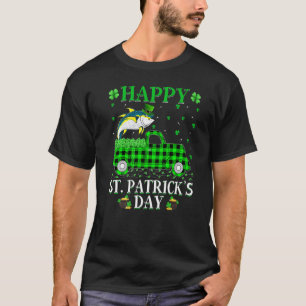 Funny Buffalo Play Green Truck Tuna St Patri T-shirt