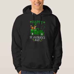 Funny Buffalo Pset Green Truck Bobcat St. Patrick Hoodie