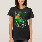 Funny Buffalo Pset Green Truck Cat St Patrick's D T-shirt (Voorkant)