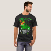 Funny Buffalo Pset Green Truck Cat St Patrick's D T-shirt (Voorkant volledig)