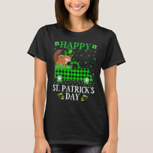 Funny Buffalo Pset Green Truck Chipmunk St Patric T-shirt
