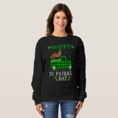 Funny Buffalo Pset Green Truck Coyote St Patrick' Trui (Voorkant volledig)
